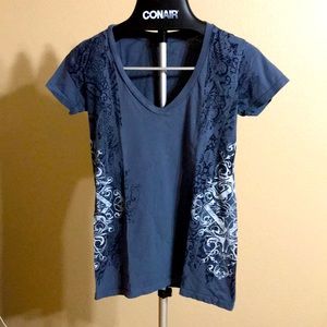 Cruel Girl Tshirt dusty blue Sz M